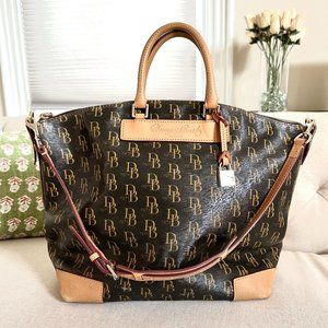 Dooney and Bourke Signature Vanessa Satchel